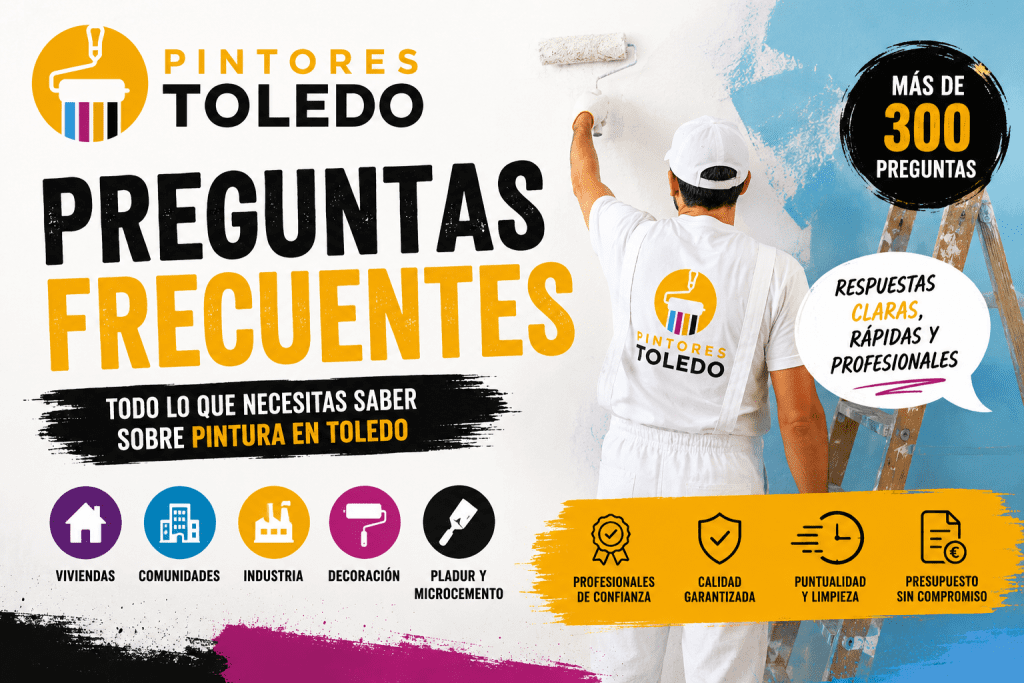 Preguntas Frecuentes sobre nuestra empresa Pintores Toledo